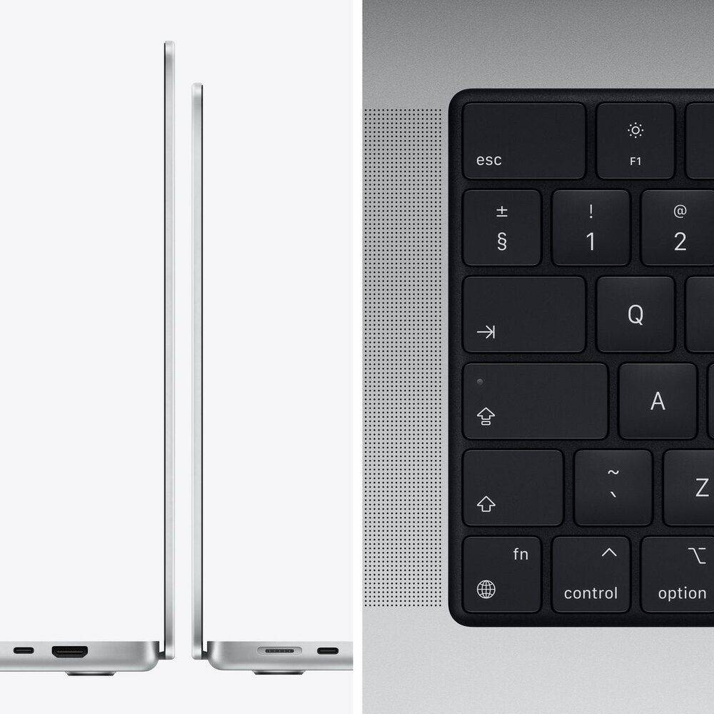 Apple MacBook Pro 14 M1 16GB 1TB MKGT3CZ/A stříbrný - 4